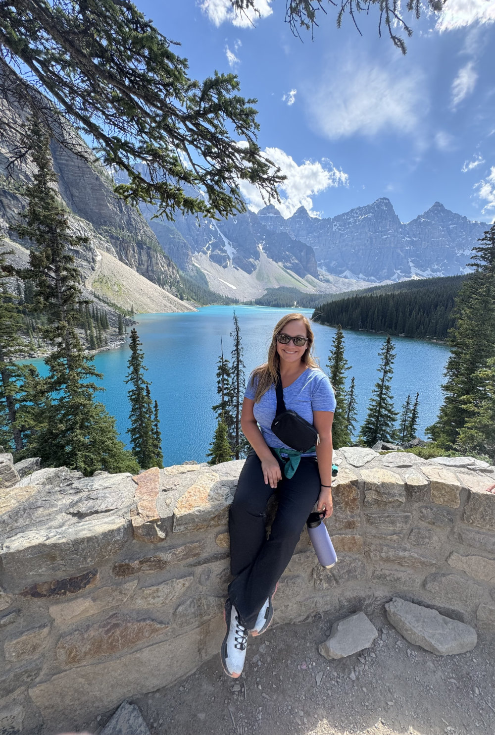 Chelsie Boudreaux in mountains