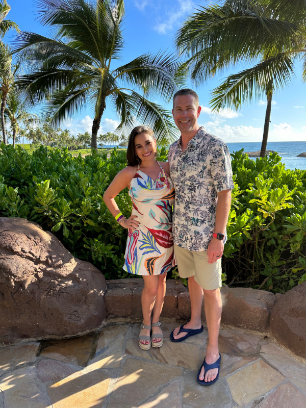 Hunter Halbert and wife