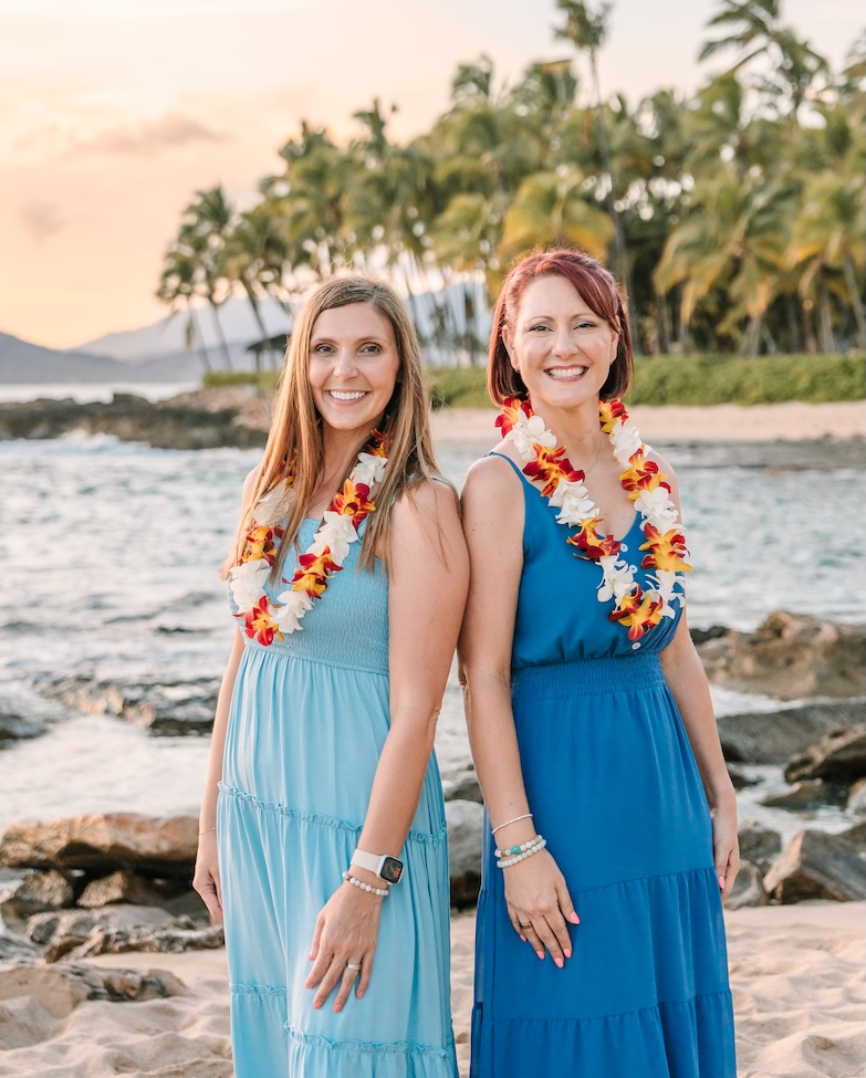 Sunny and Holly at the Beach