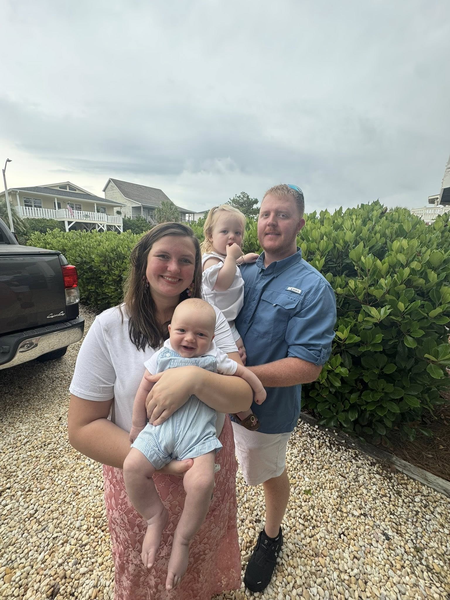 Jordan Blake and family